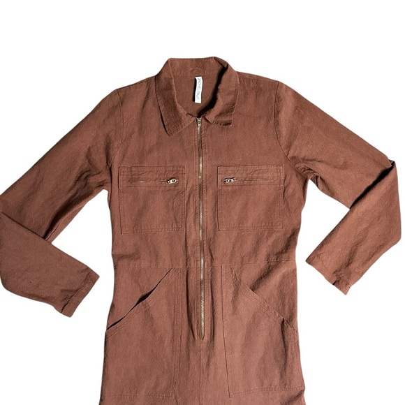 RACHEL PALLY Linen Canvas Shelby Jumpsuit in Masala
Medium - Picture 4 of 8